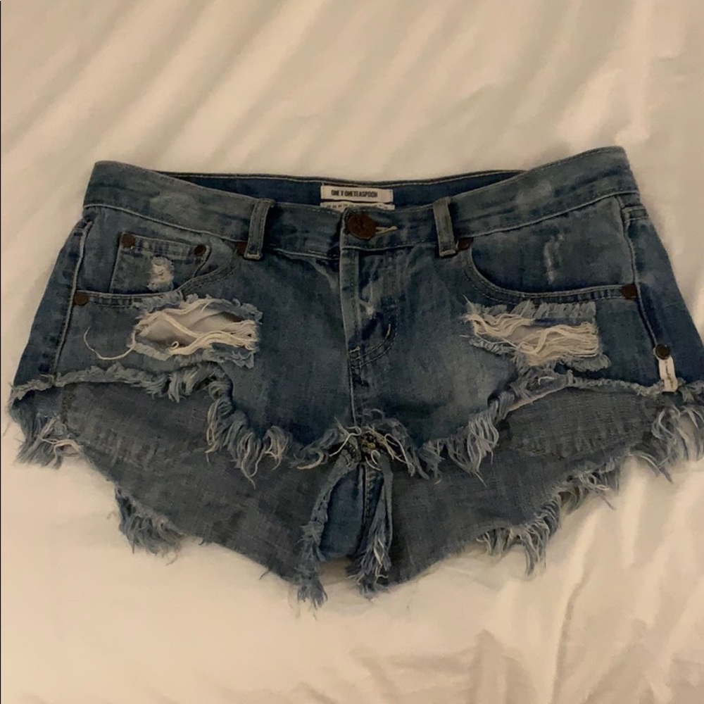 One Teaspoon Jean Shorts
